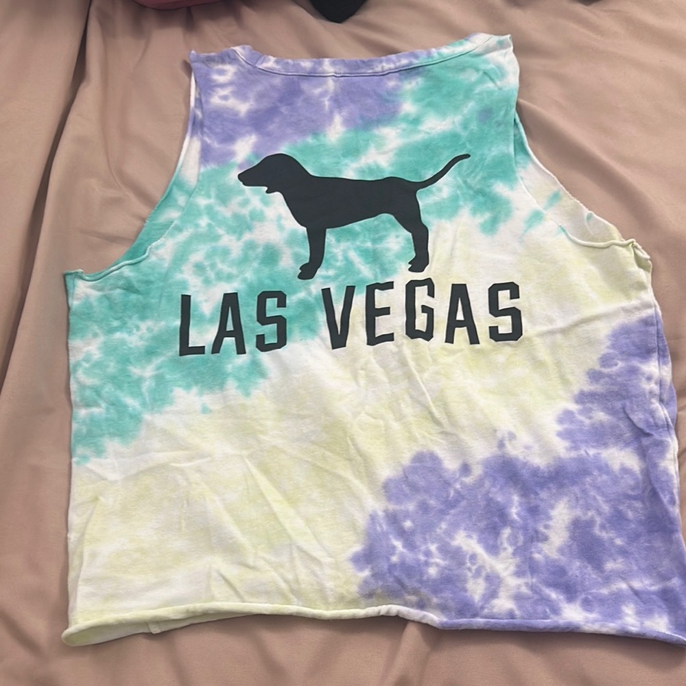 PINK Victoria's Secret Tie-Dye Tank Top